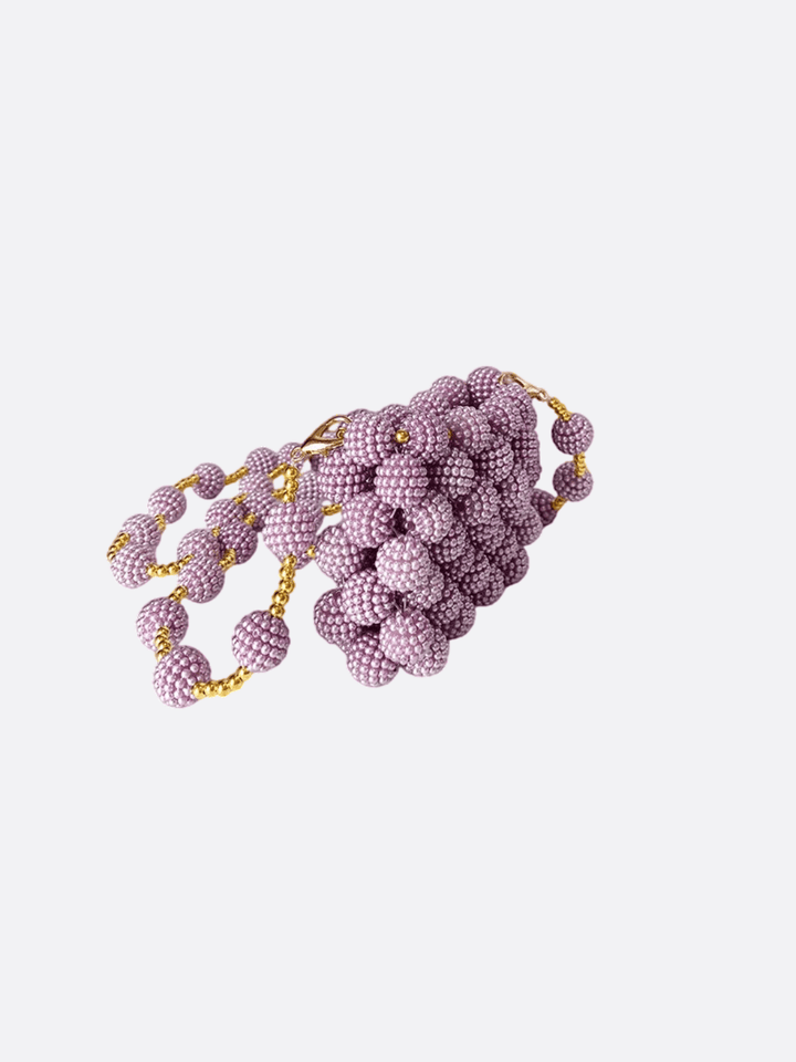 Mini bolso de hombro con perlas