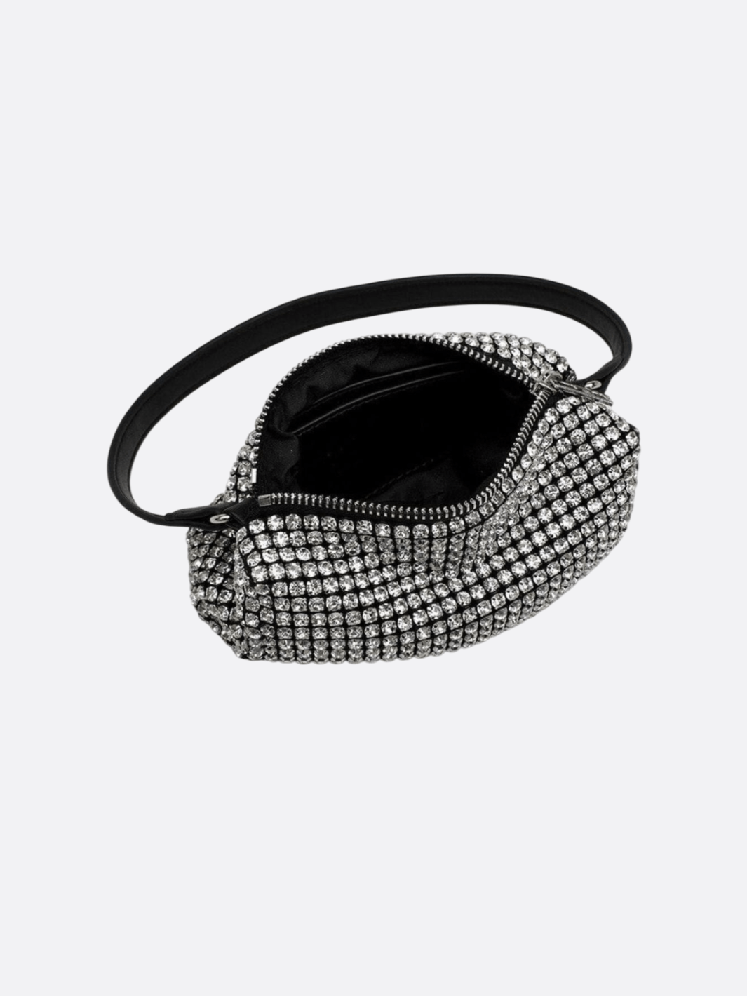 Bolso de hombro con strass 
