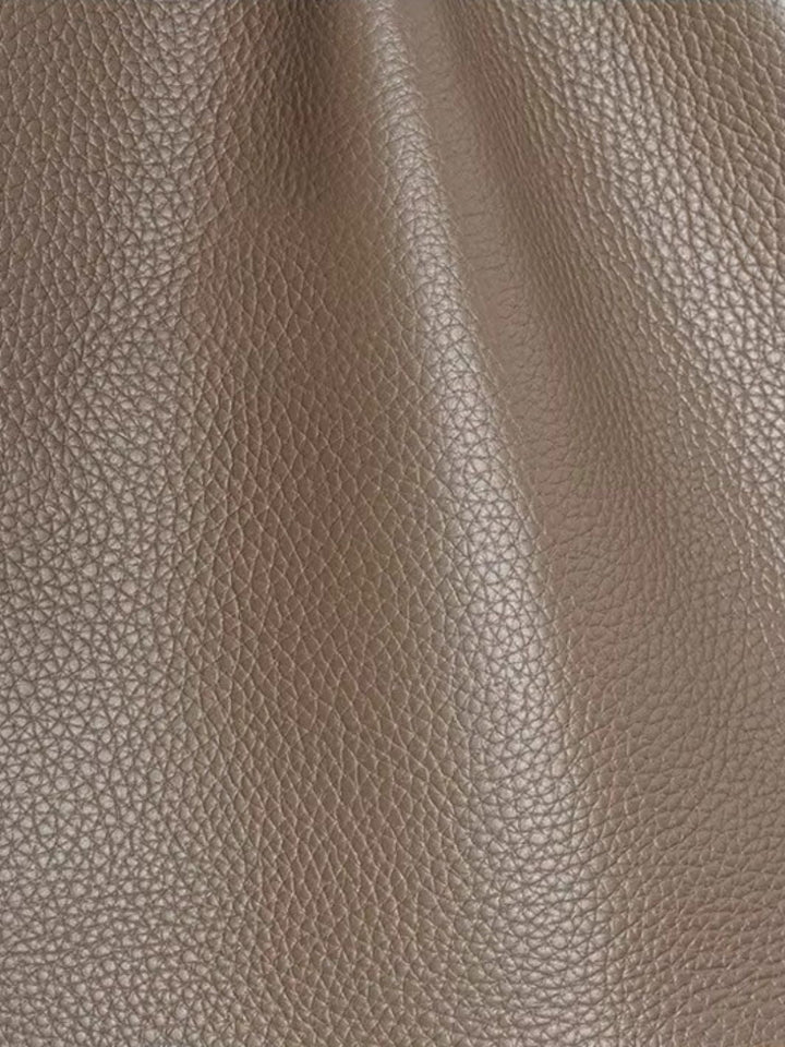 Bolso bandolera ancho de piel
