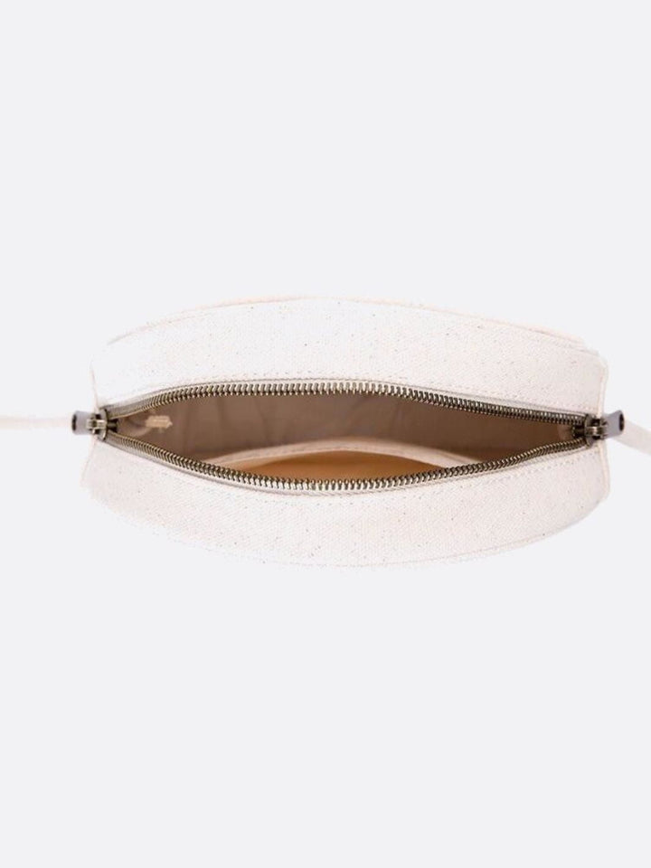 Bolso bandolera redondo